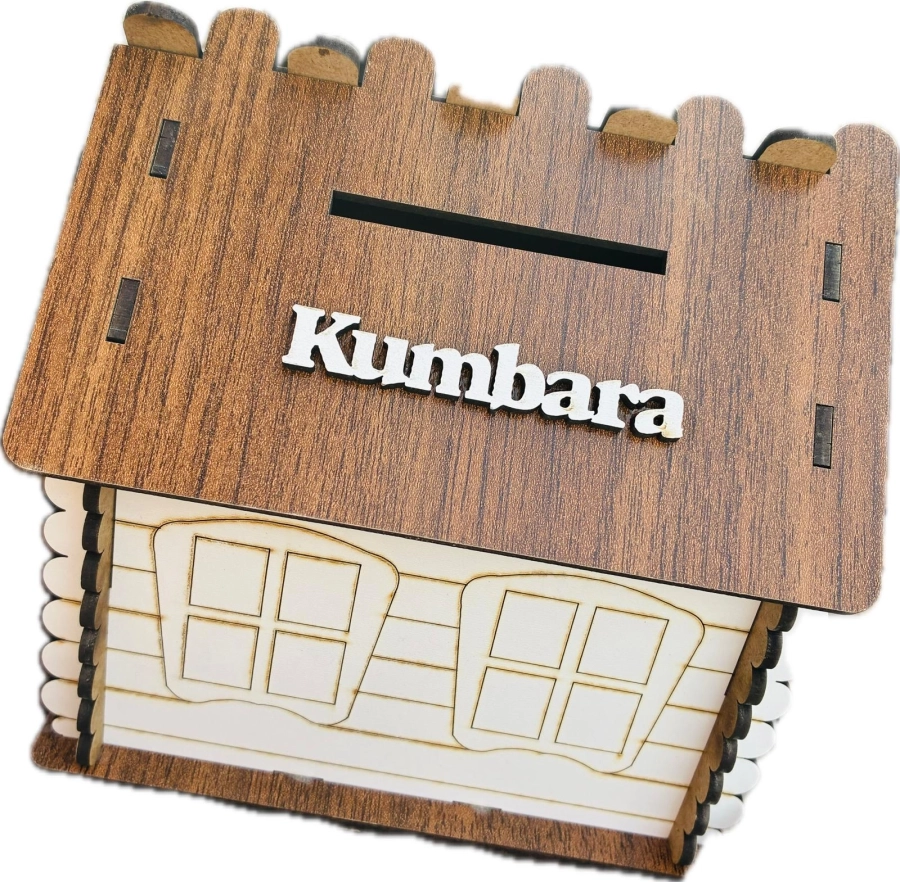 AHŞAP EV KUMBARA