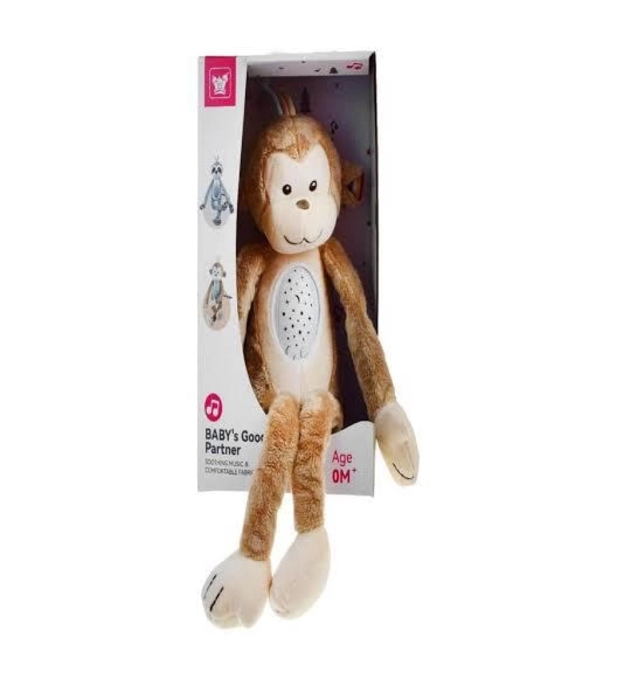 SESLİ MÜZİKLİ PELUŞ MAYMUN