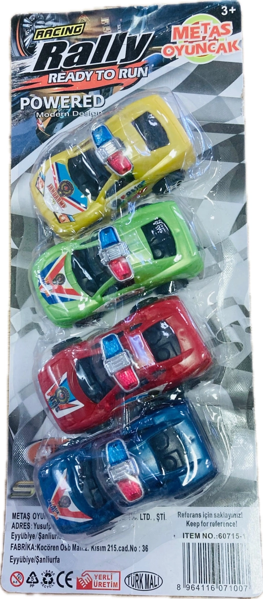 4 LÜ ÇEK BIRAK MİNİ ARABA