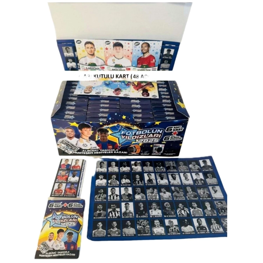 48Lİ FUTBOL KARTLARI