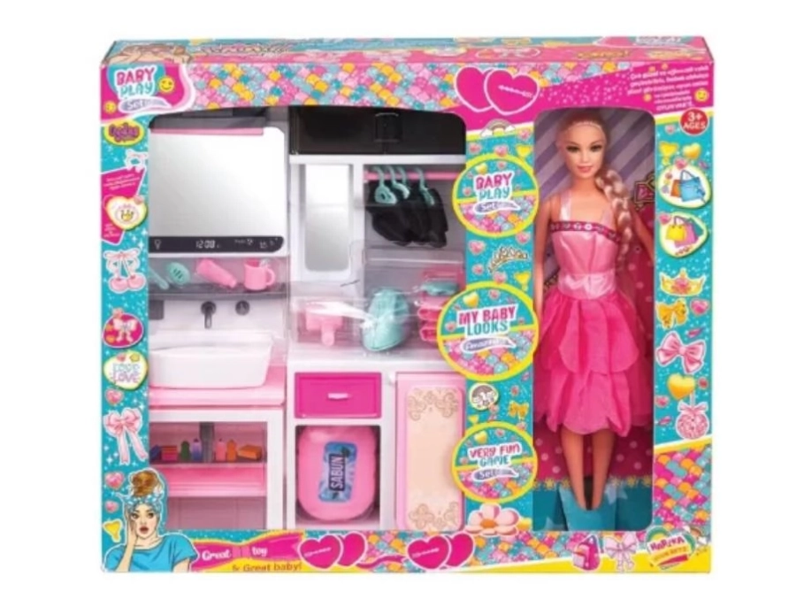 İKİLİ BANYO SET BEBEKLİ