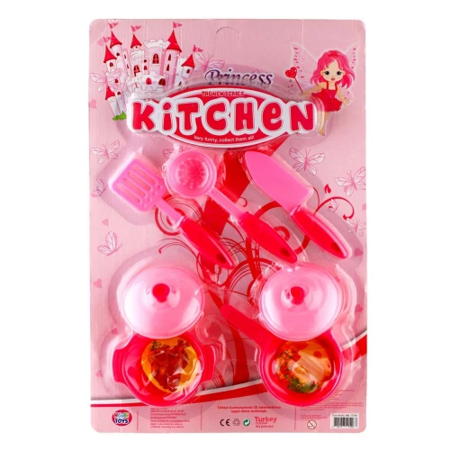 KARTELA PEMBE YEMEK SETİ