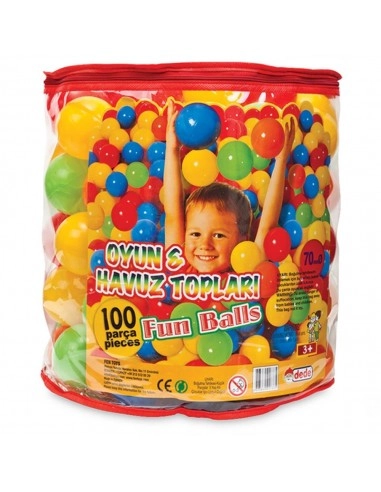 OYUN HAVUZ TOPU 100LÜ 70 MM