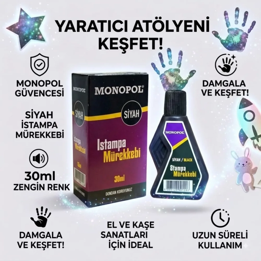 SİYAH ISTAMPA MÜREKKEBİ