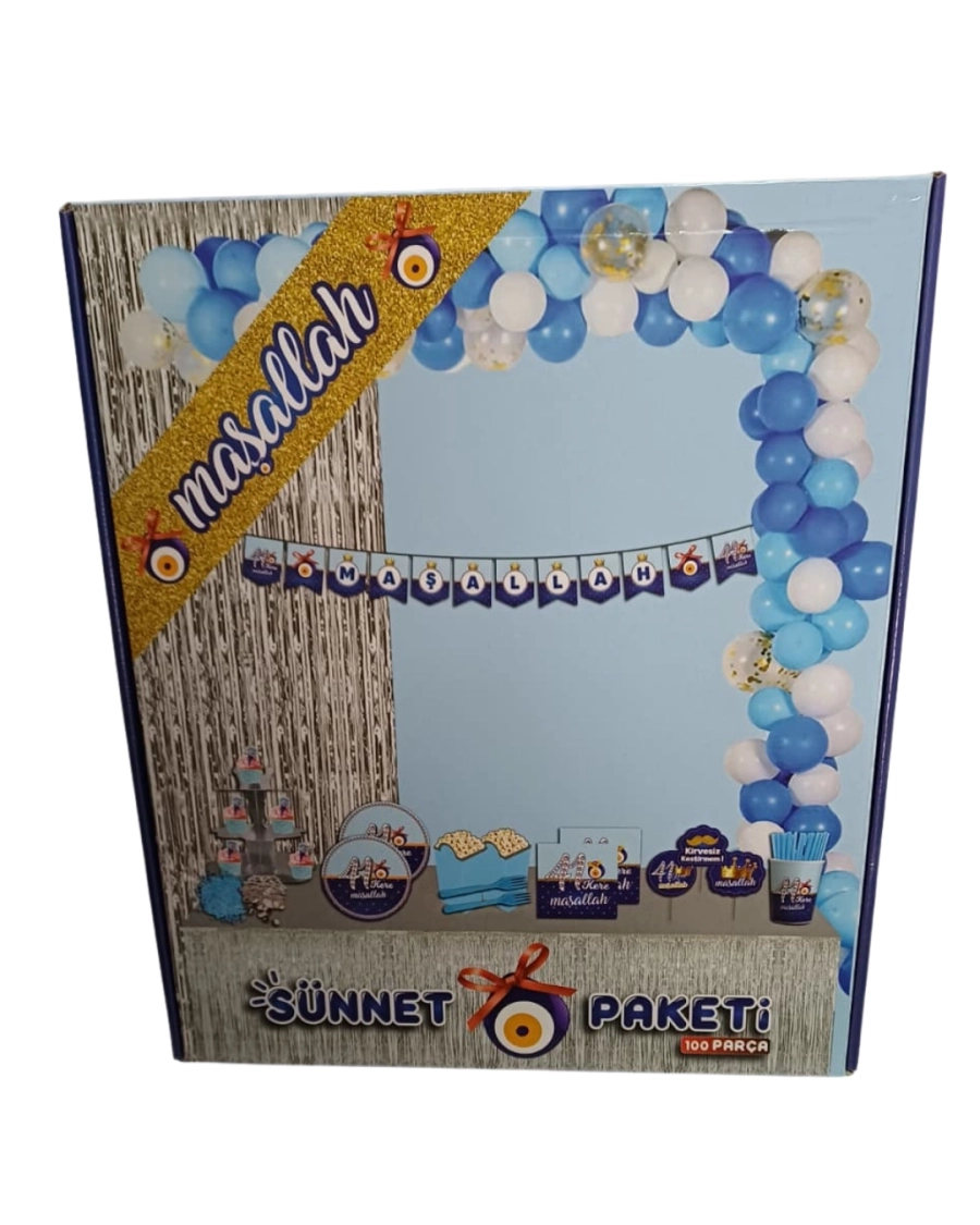 PARTİ SETİ 100 PCS MAŞALLAH