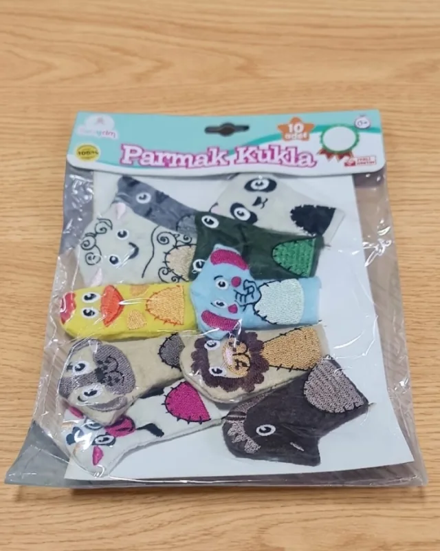 10LU HAYVANLAR PARMAK KUKLASI
