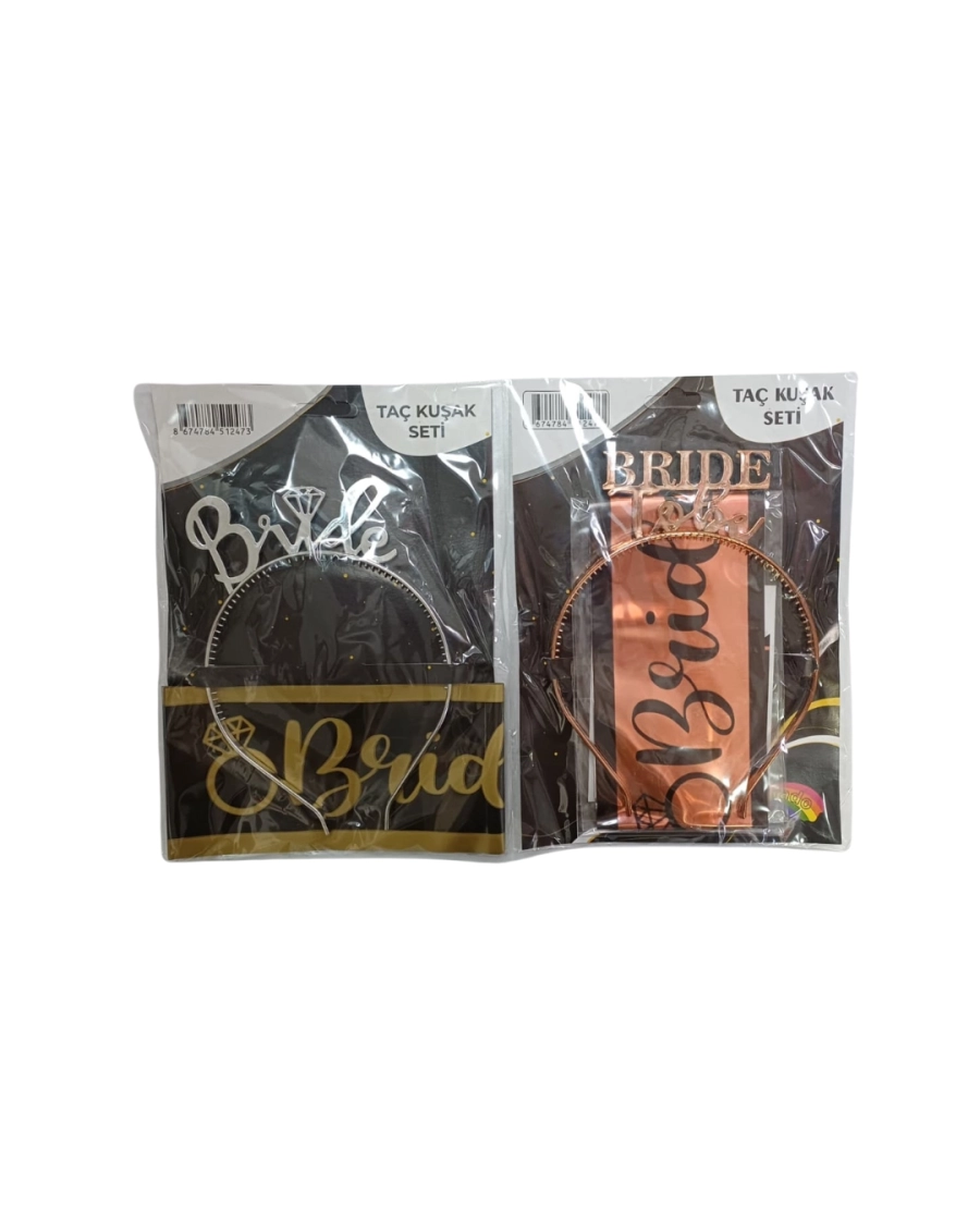 TAÇ VE KUŞAK SET BRIDE