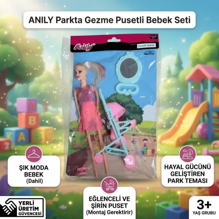 POŞETTE PUSETLİ BEBEK
