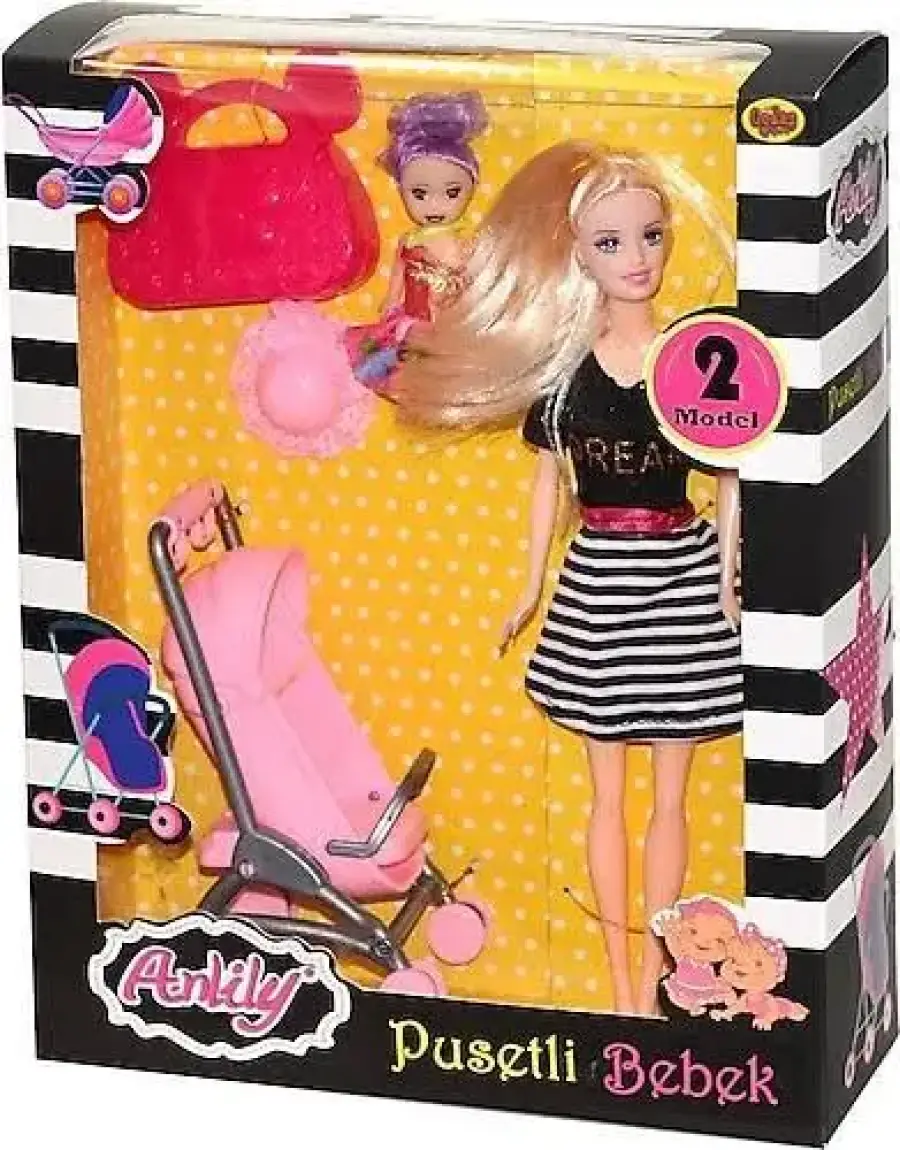 ANLILY KUT. PUSETLİ BEBEK