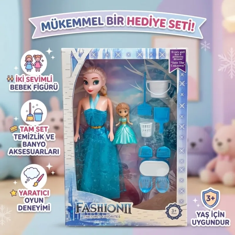 FROZEN BEBEKLİ TEMİZLİK SET