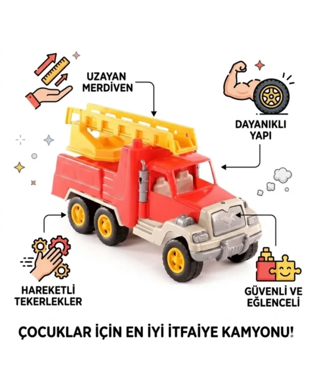 KÜÇÜK İTFAİYE POŞETLİ