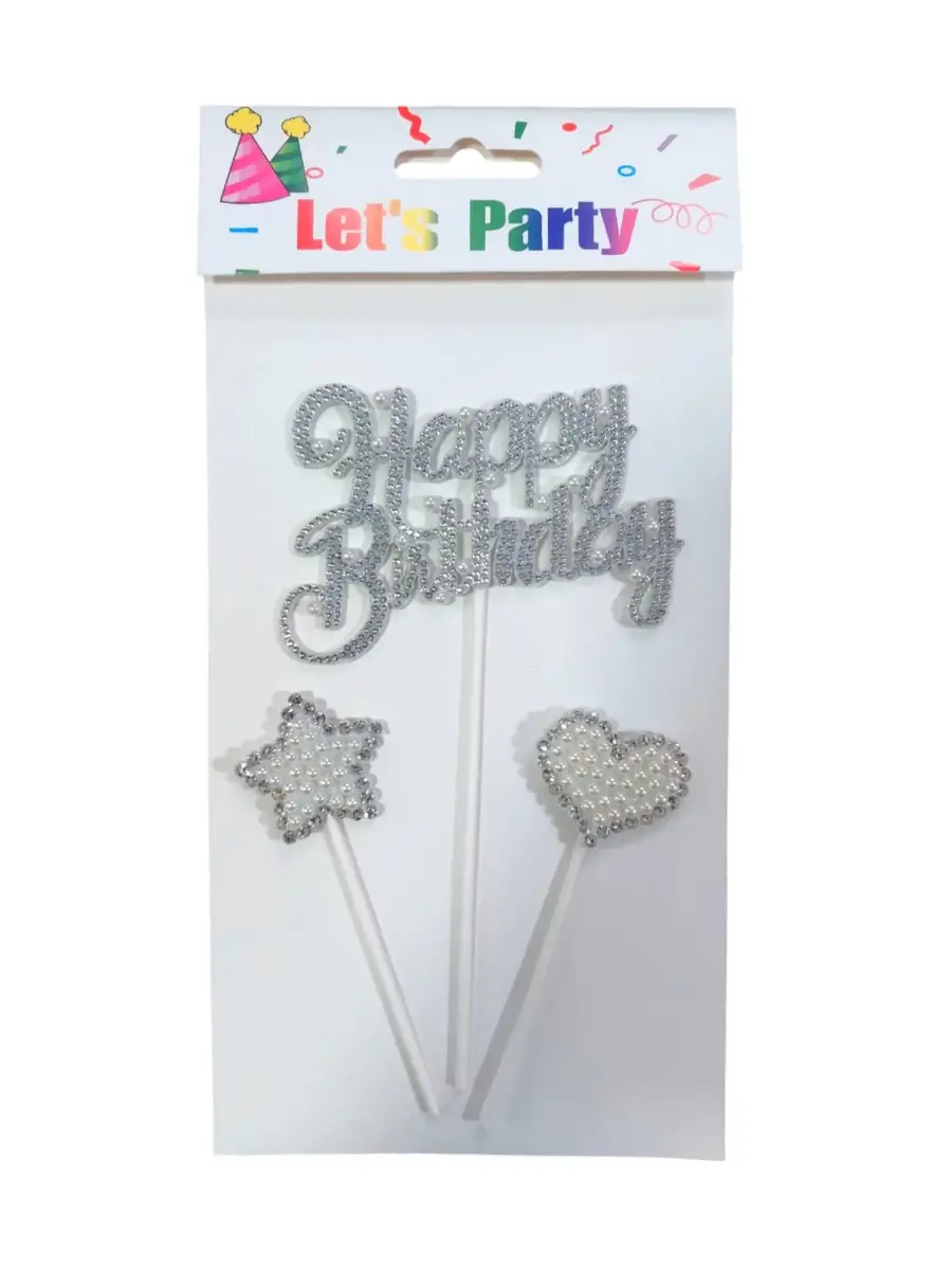 PASTA SÜSÜ HAPPY BİRTHDAY İNCİLİ