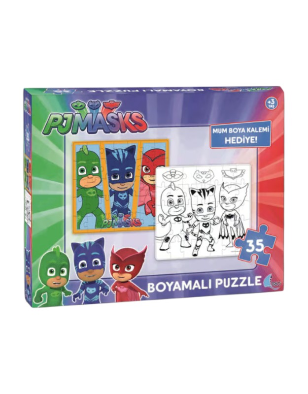 PJMASKS BOYAMALI PUZZLE 35PRÇ