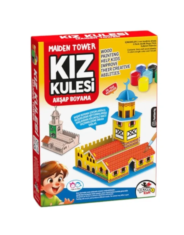 KIZ KULESİ AHŞAP BOYAMA