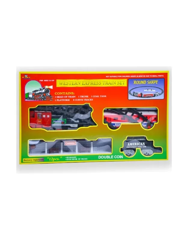 12 PCS PİLLİ TREN SETİ