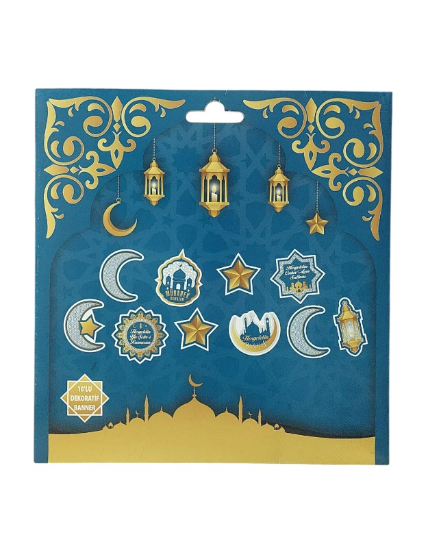 DEKORATİF BANNER 10 LU