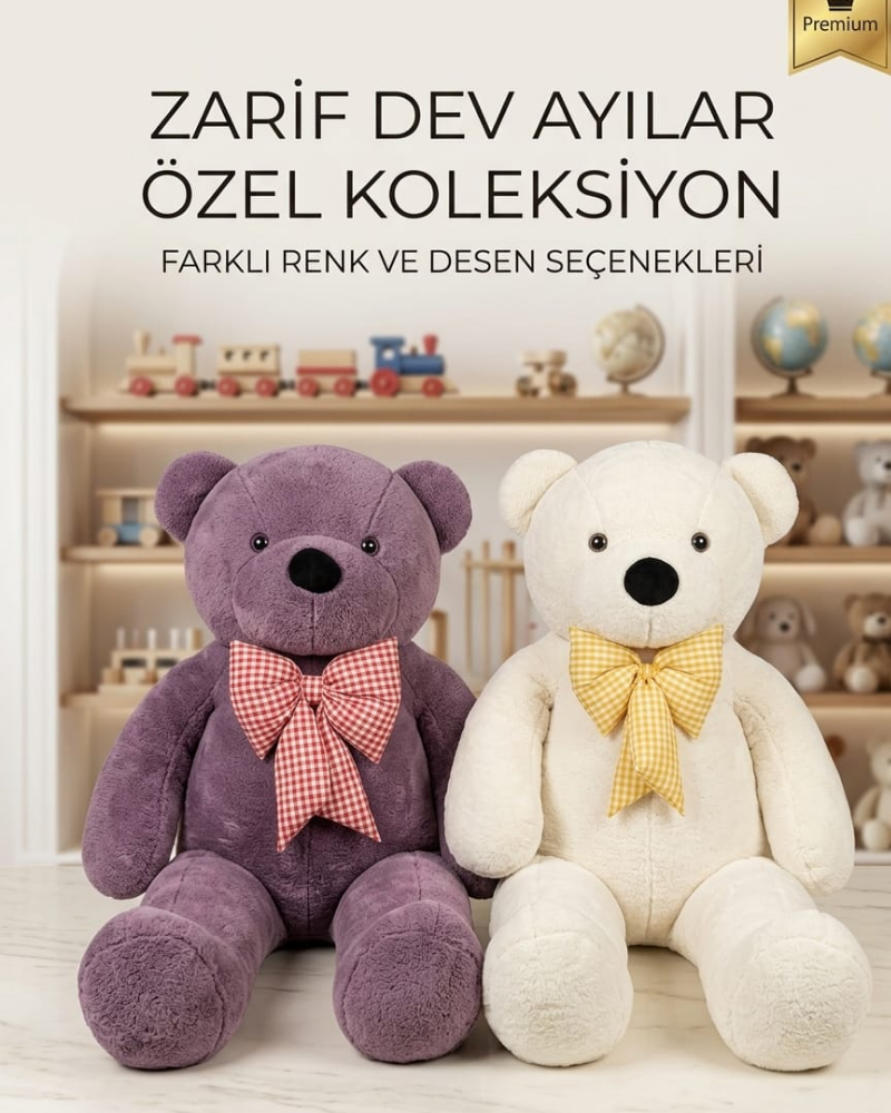 3 RENK 150 CM FİYONKLU AYI