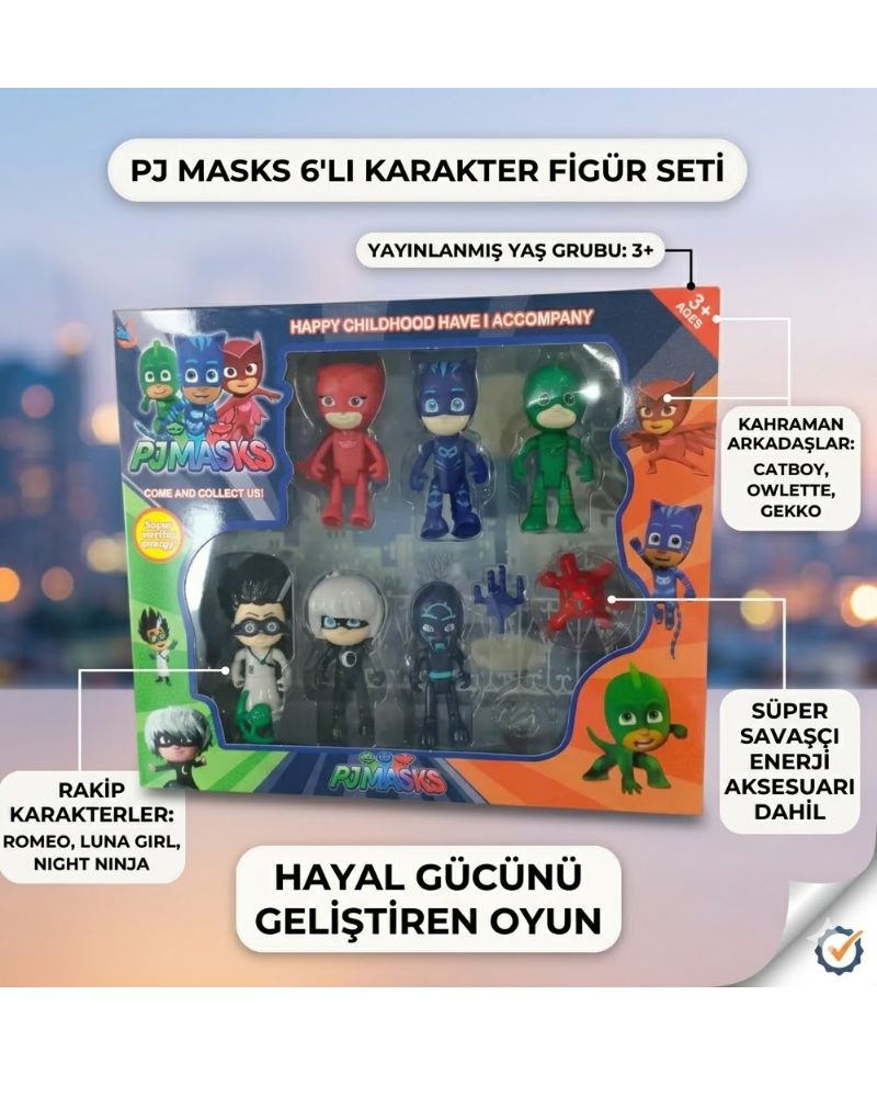 6LI PİJAMALI KARAKTER