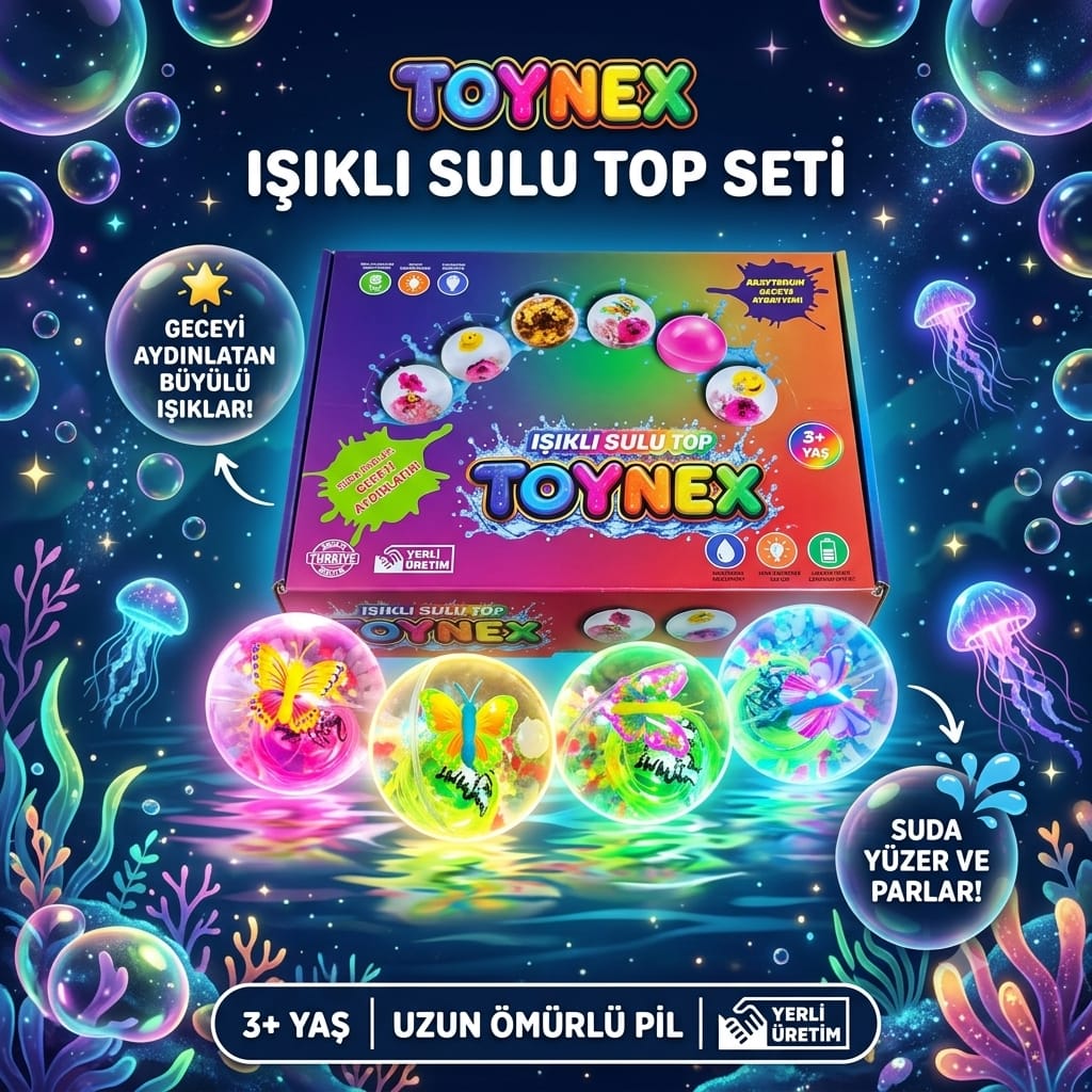 SULU SİMLİ VE KELEBEKLİ TOP