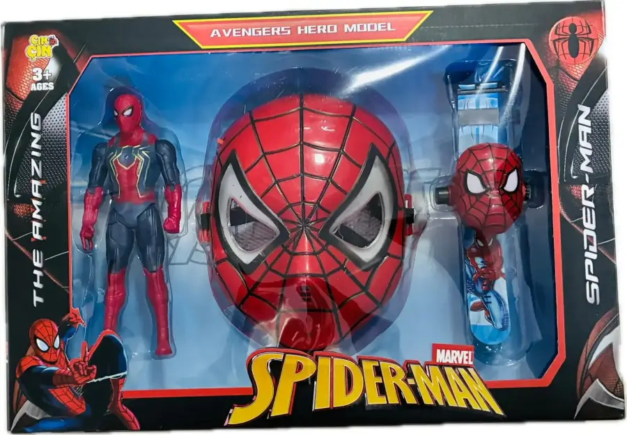 SPIDERMAN MASKE VE SAATİ