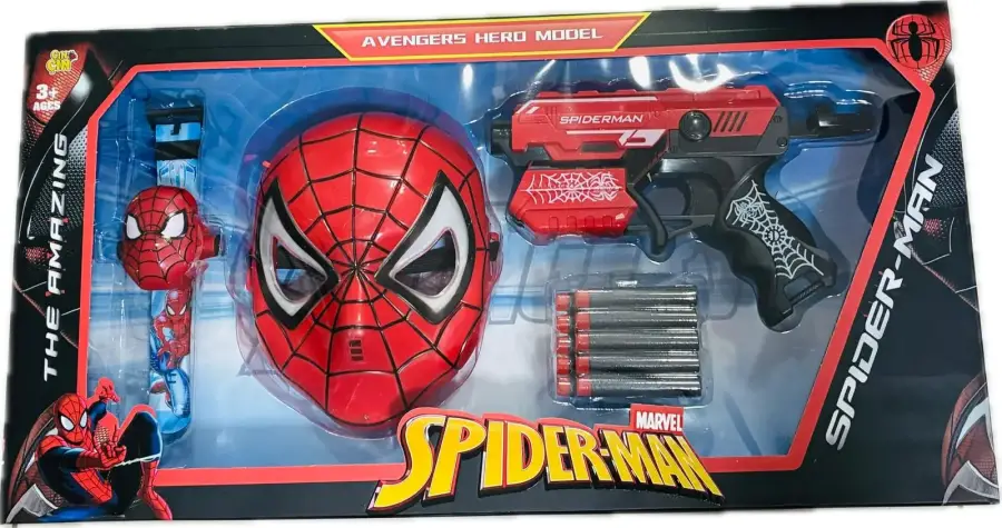 SPIDER MASKE SİLAH VE SAAT