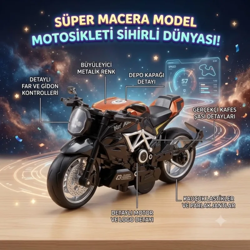 METAL MOTOR IŞIKLI MÜZİKLİ