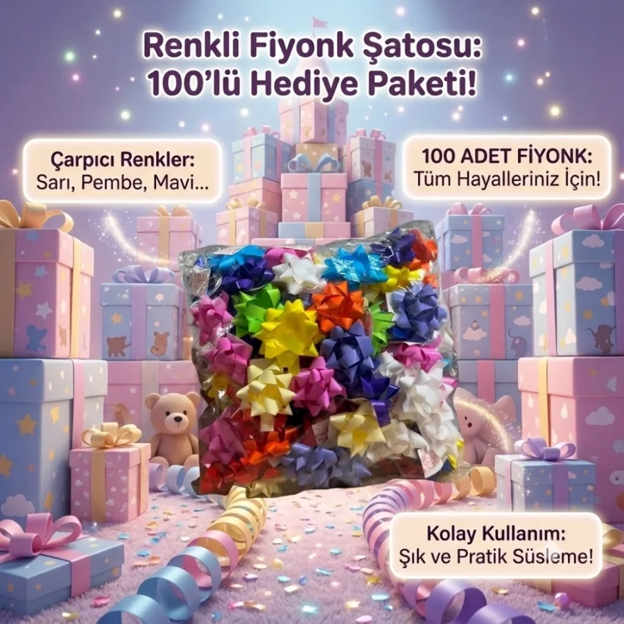 POŞETLİ 100LÜ KARIŞIK FİYONK NO:2