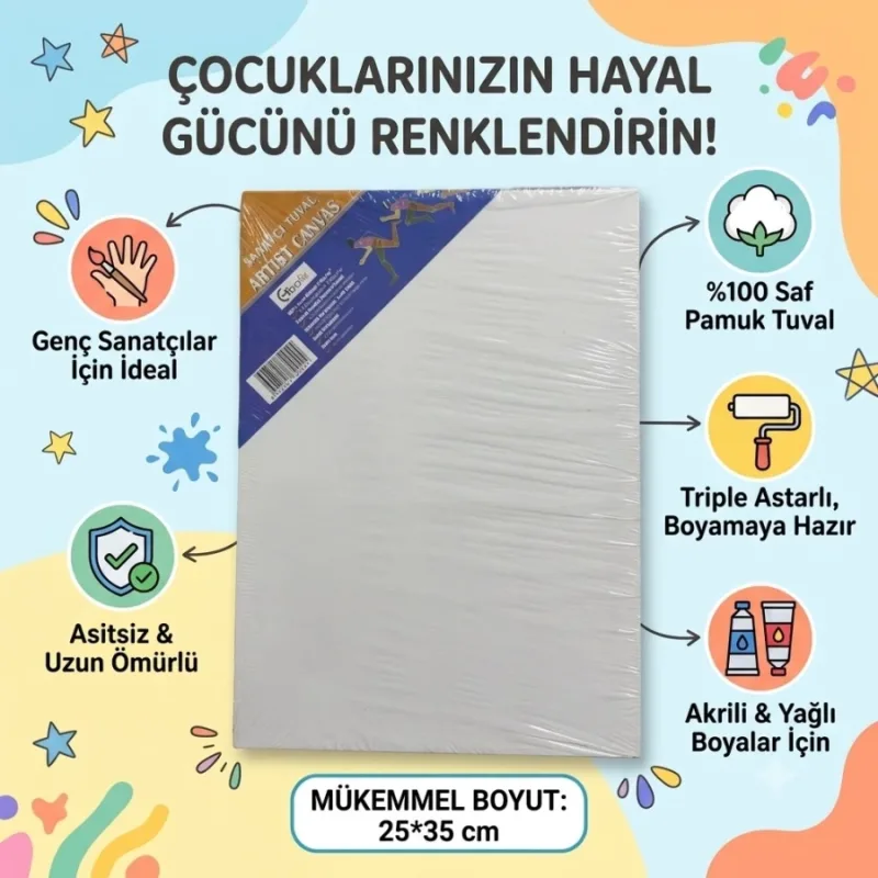 BAFİX TUVAL ÇERÇEVELİ 25*35