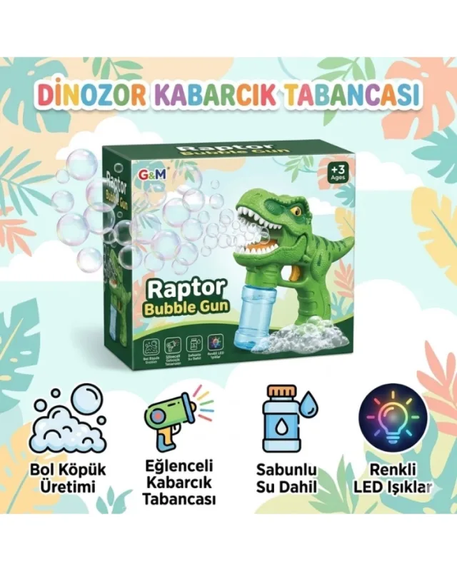 PİLLİ DİNAZOR KÖPÜK TABANCASI