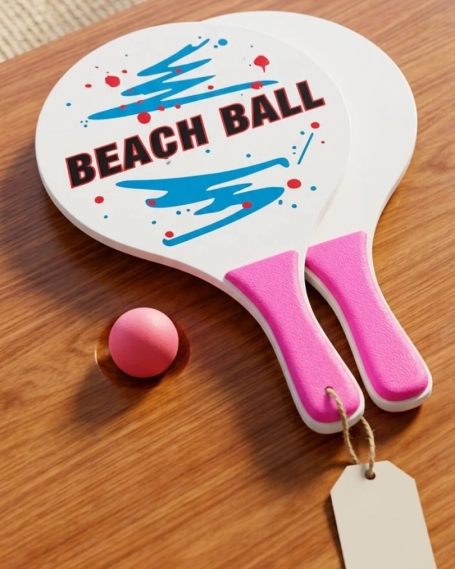 BEACHBALL TAHTA RAKET