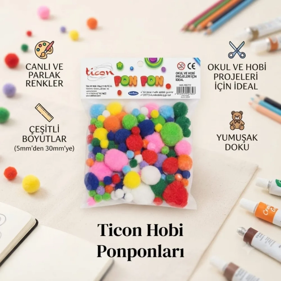 TİCON PONPON (10-20-30MM)