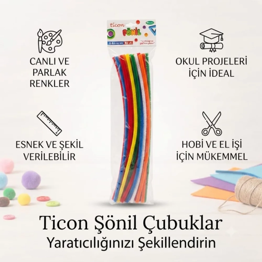TİCON ŞÖNİL 30 CM