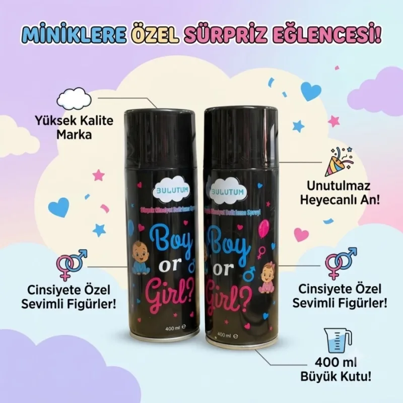 CİNSİYET BELİRLEME SPREYİ 400ML