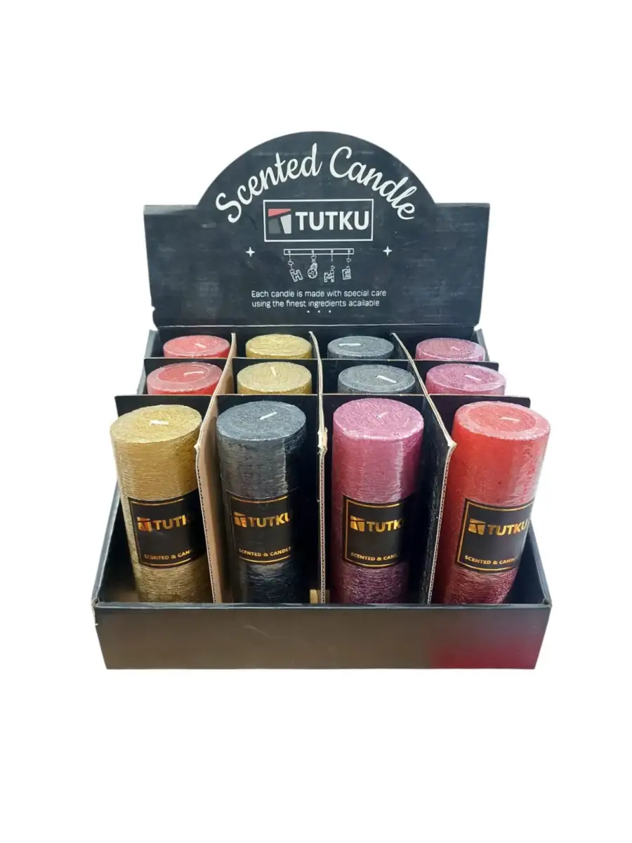 BATON BÜYÜK RENKLİ MUM