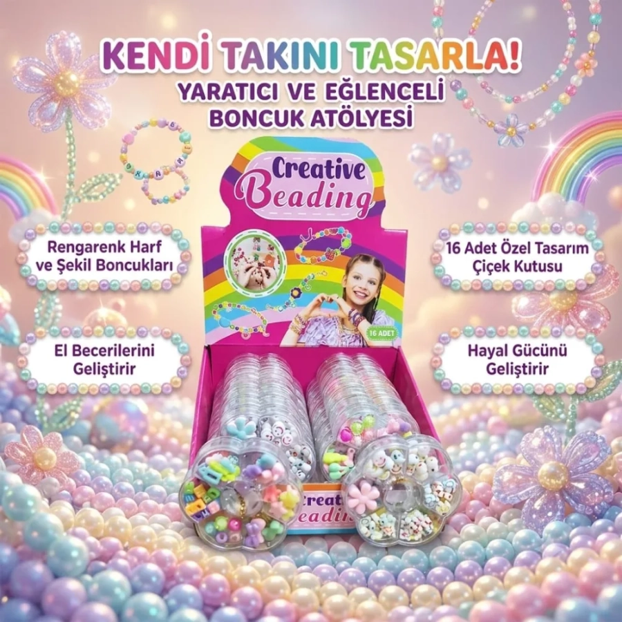 KUTULU BONCUK BİLEKLİK