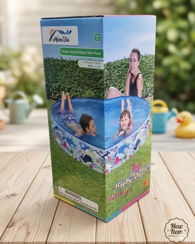 KATLANABİLİR ÇOCUK HAVUZU 150*25CM
