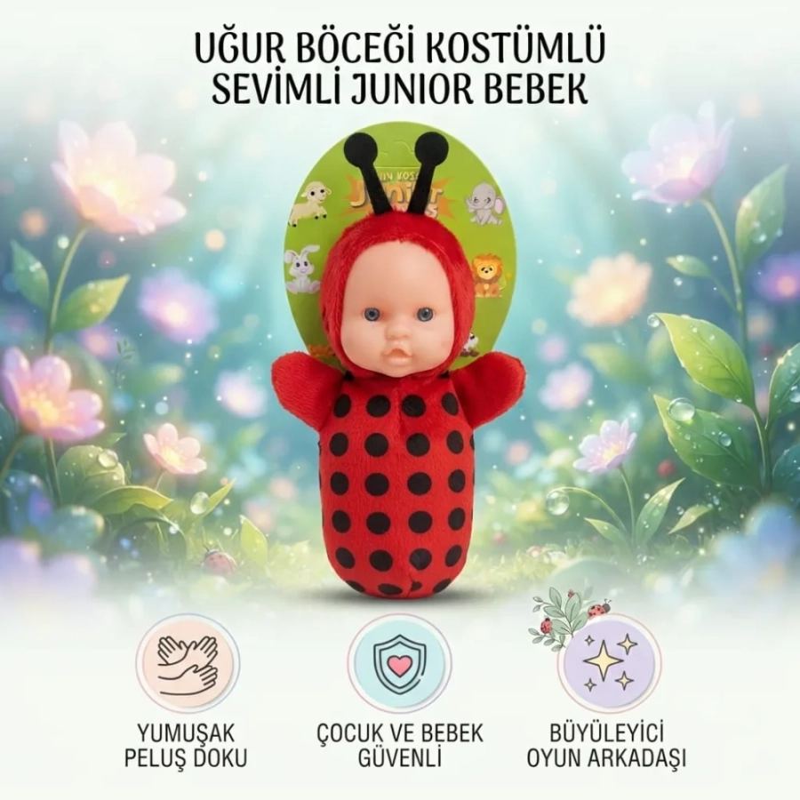 ASKILI HAYVAN KOSTÜMLÜ BEBİŞ