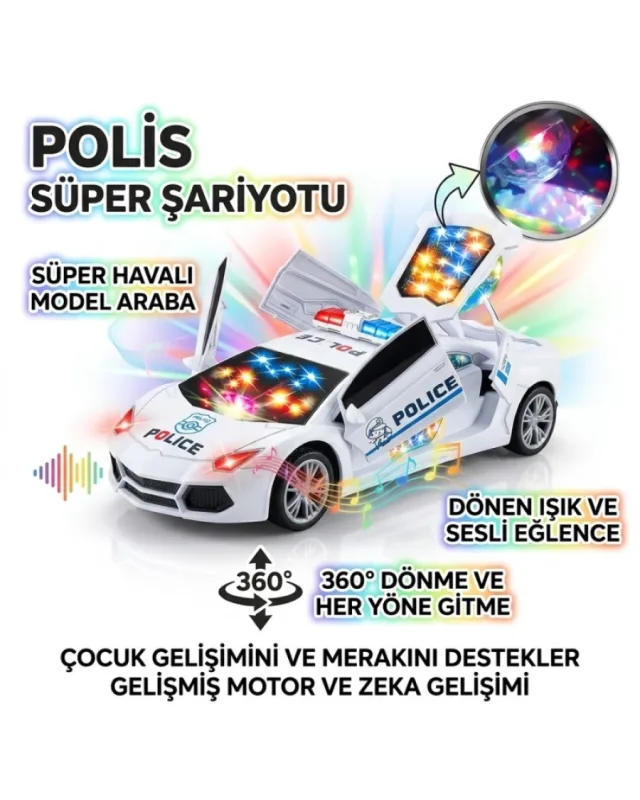 ÇARP DÖN POLİS ARABA