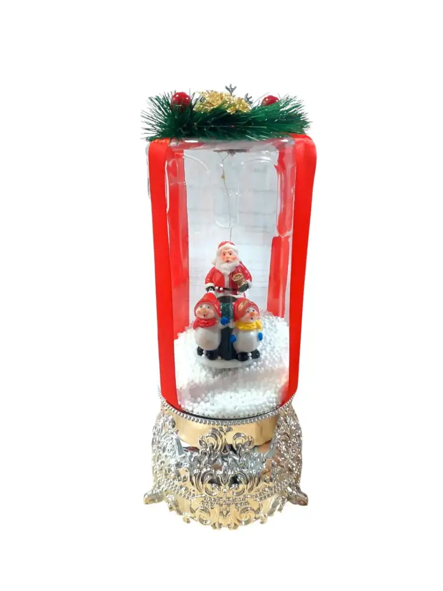 YILBAŞI FANUS IŞIKLI MÜZİKLİ 25 CM