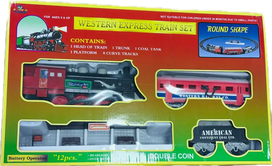 12 PCS PİLLİ TREN SETİ