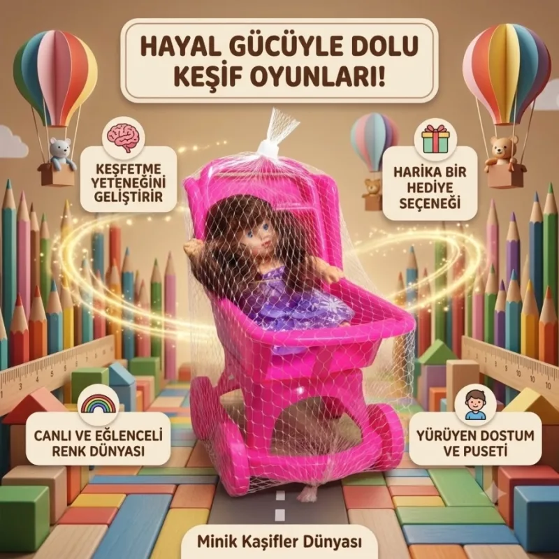 BEBEKLİ OTURAKLI PUSET