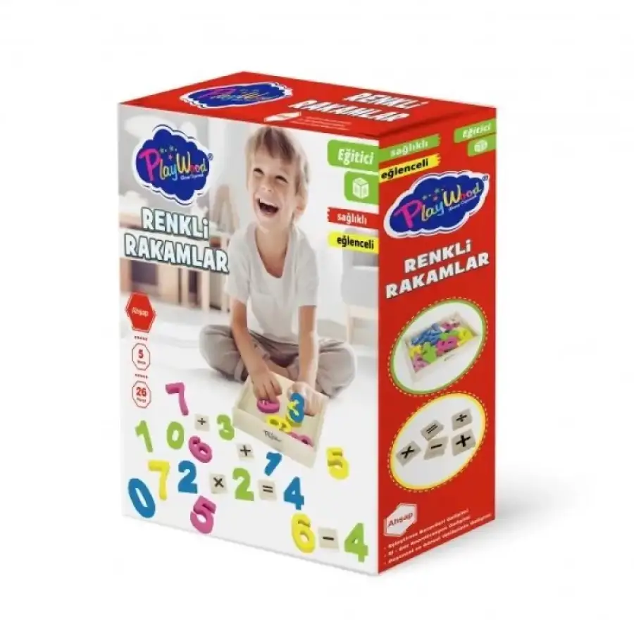26 PCS RENKLİ RAKAMLAR