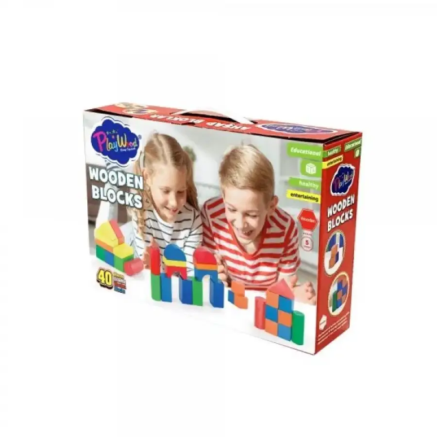 40 PCS RENKLİ BLOKLAR