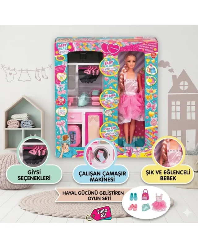 TEKLİ BANYO SETLİ BEBEK