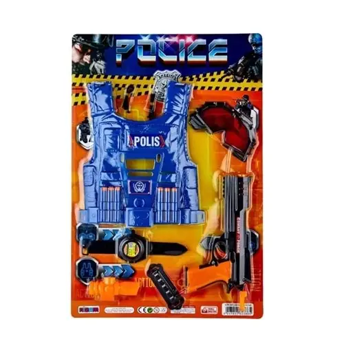 ÇELİK YELEKLİ POLİS SET