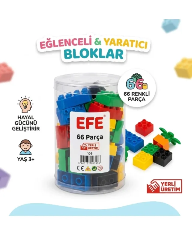 66 PARÇA LEGO