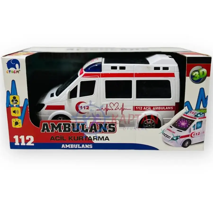 PİLLİ IŞIKLI AMBULANS