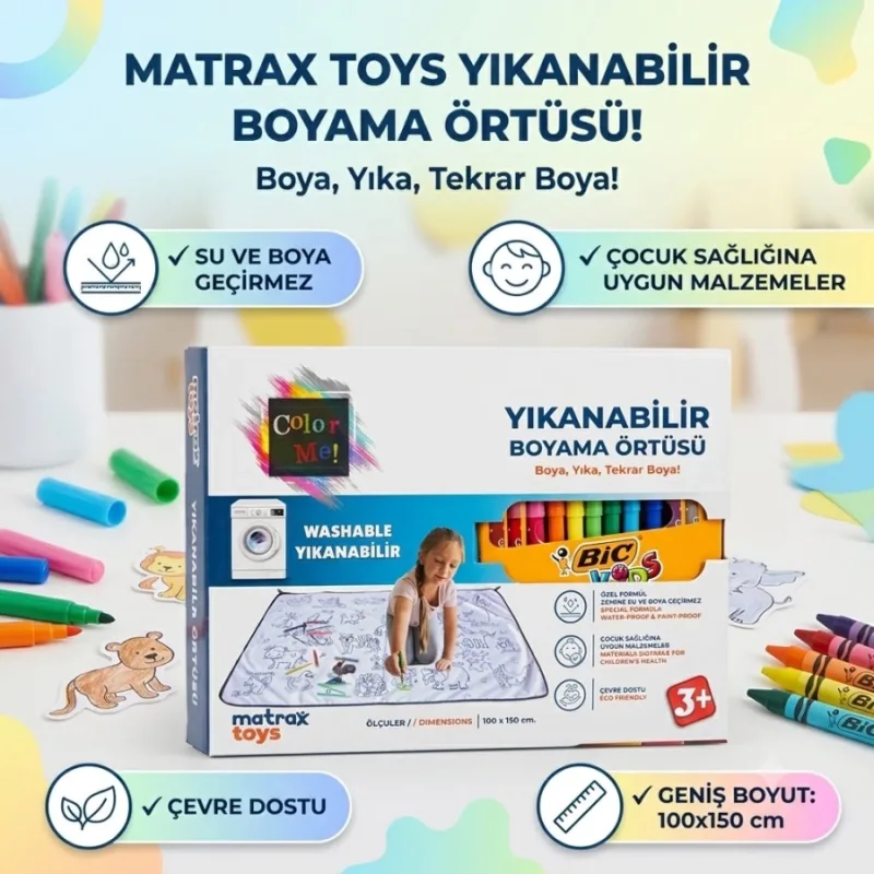 YIKANABİLİR BOYAMA ÖRTÜSÜ