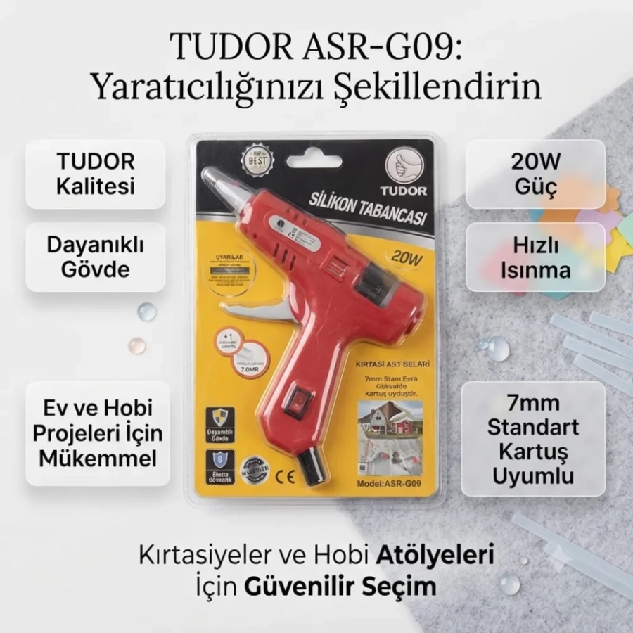 TUDOR SİLİKON TABANCASI 20W