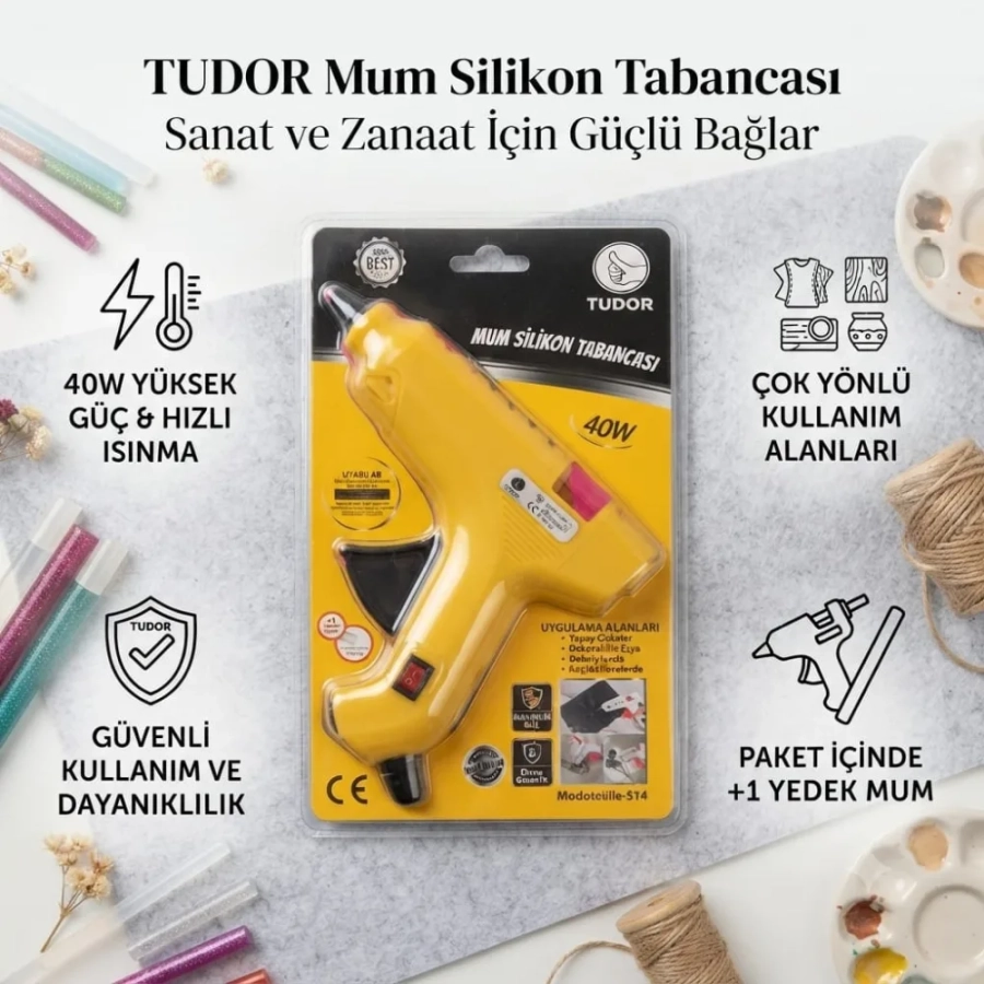 TUDOR SİLİKON TABANCASI 40W